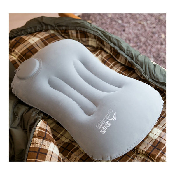 Oreiller gonflable de voyage BISINNA CL042 gris